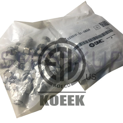 10 Pcs./Packet SMC AS2201F-01-06SA Flow Controller