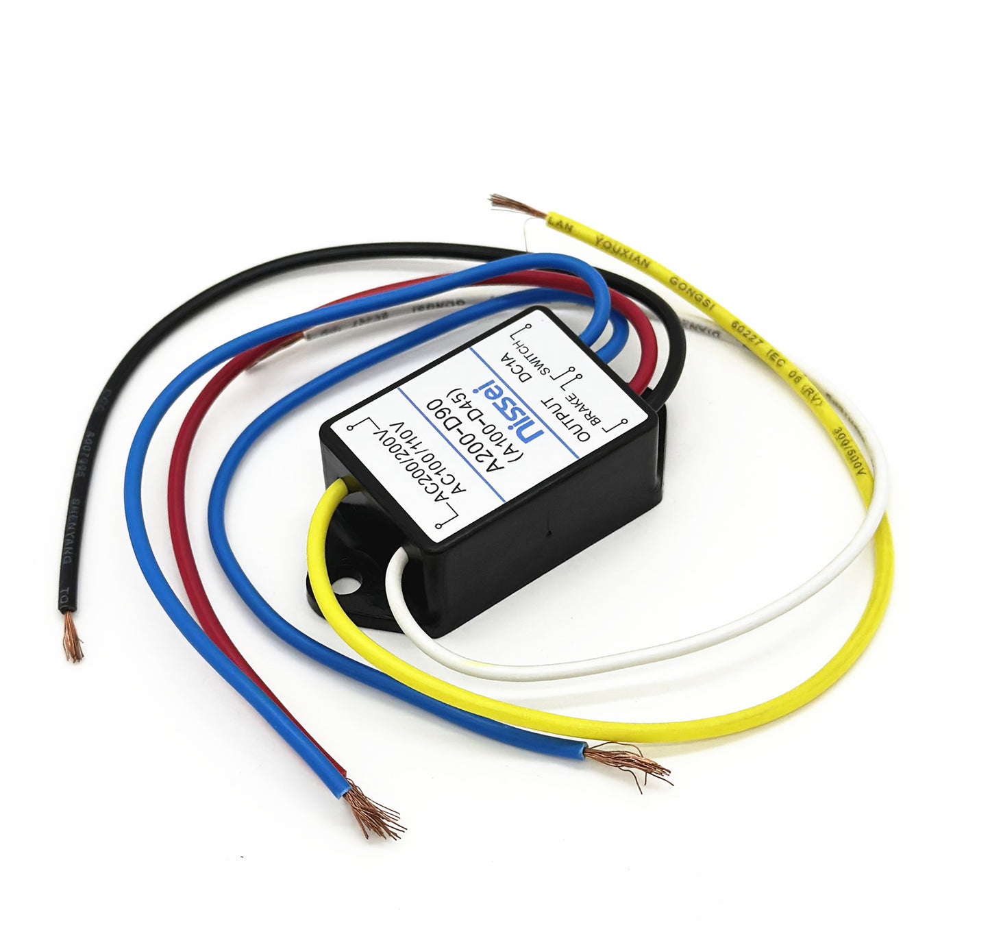 new Nissei A200-D90 A100-D45 AC 200/220V 100/110V OUTPUT DC 1A half-wave rectifier