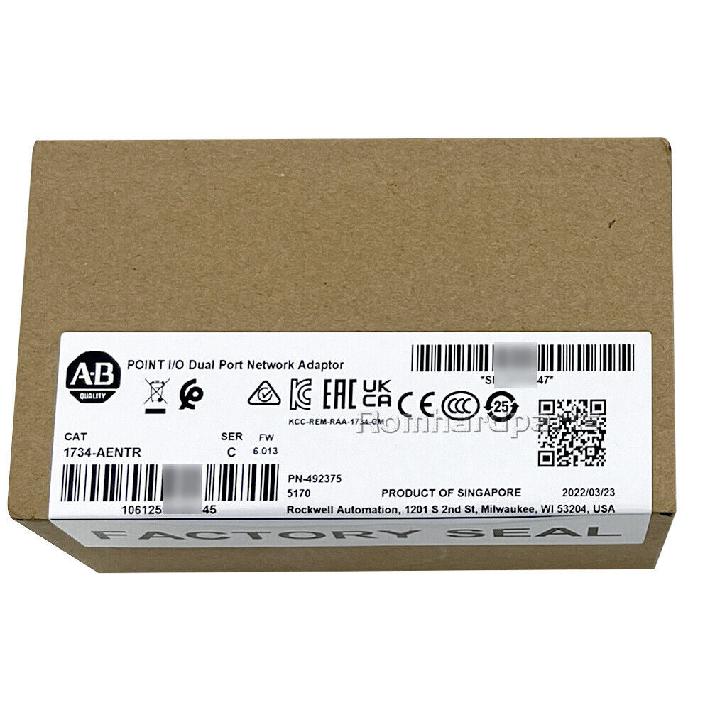 NEW Sealed AB 1734-AENTR SER C POINT Dual Port Network Adaptor 1734AENTR - KOEED