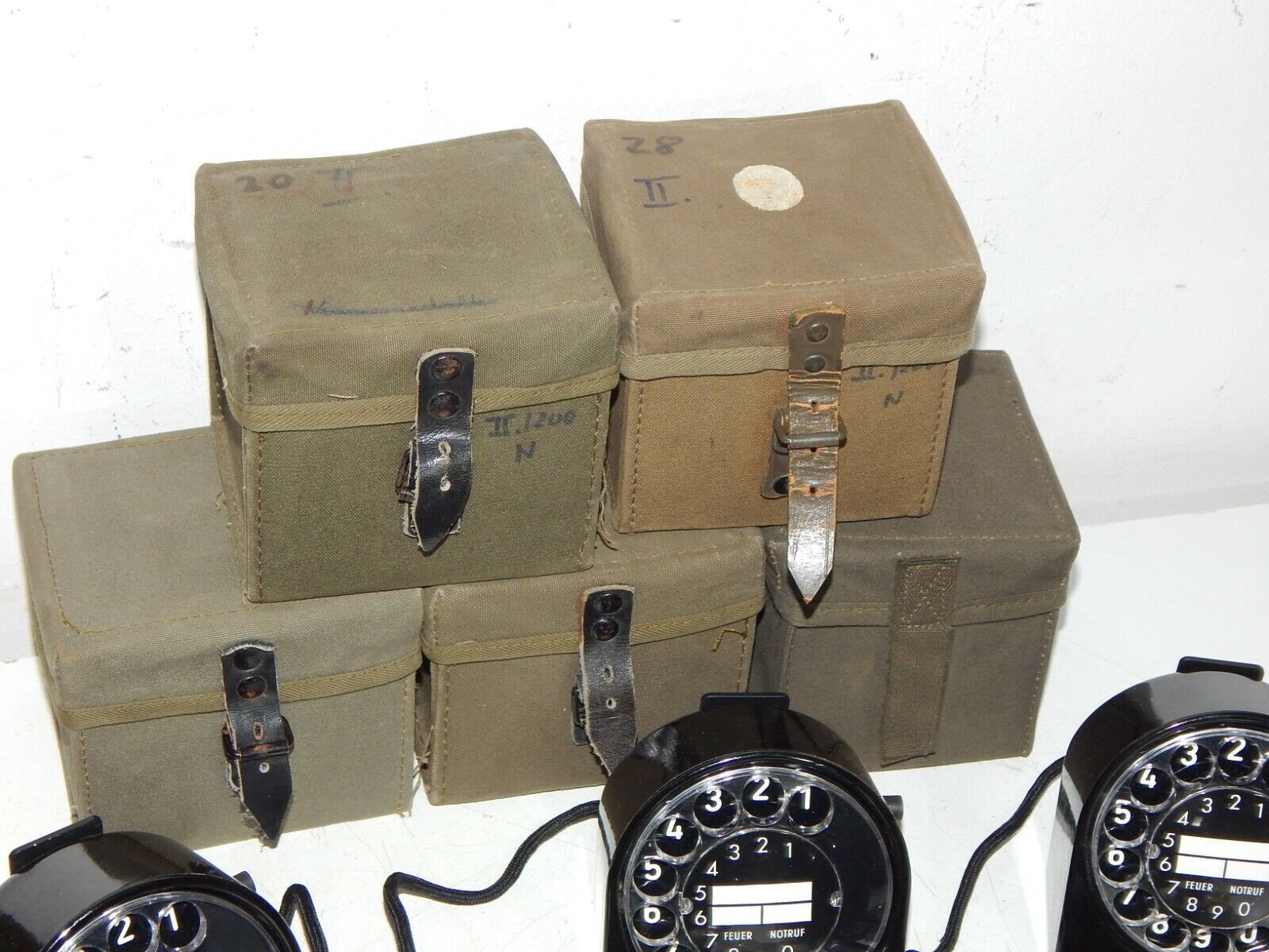 used BW Bund rotary dial for field telephone - BUND