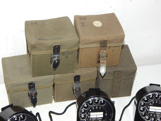 used BW Bund rotary dial for field telephone - BUND