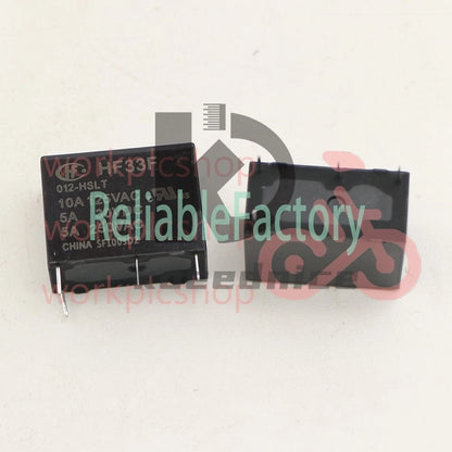5PCS HONGFA HF33F-012-HSLT 12VDC Power Relay 5A 250VAC 4Pin