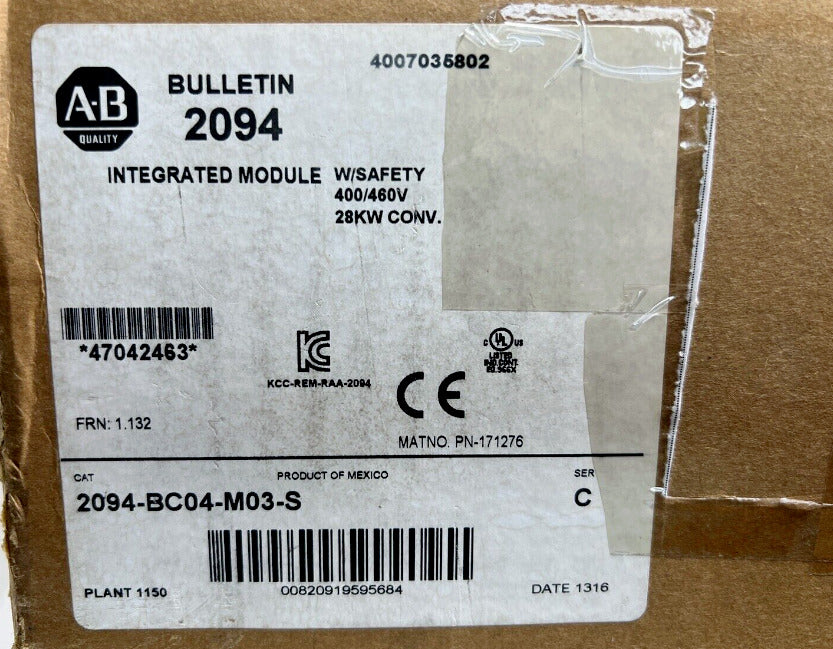 Brand New 2094 BC04 M03 S Integrated Axis Module 400 460V - BRAND NEW