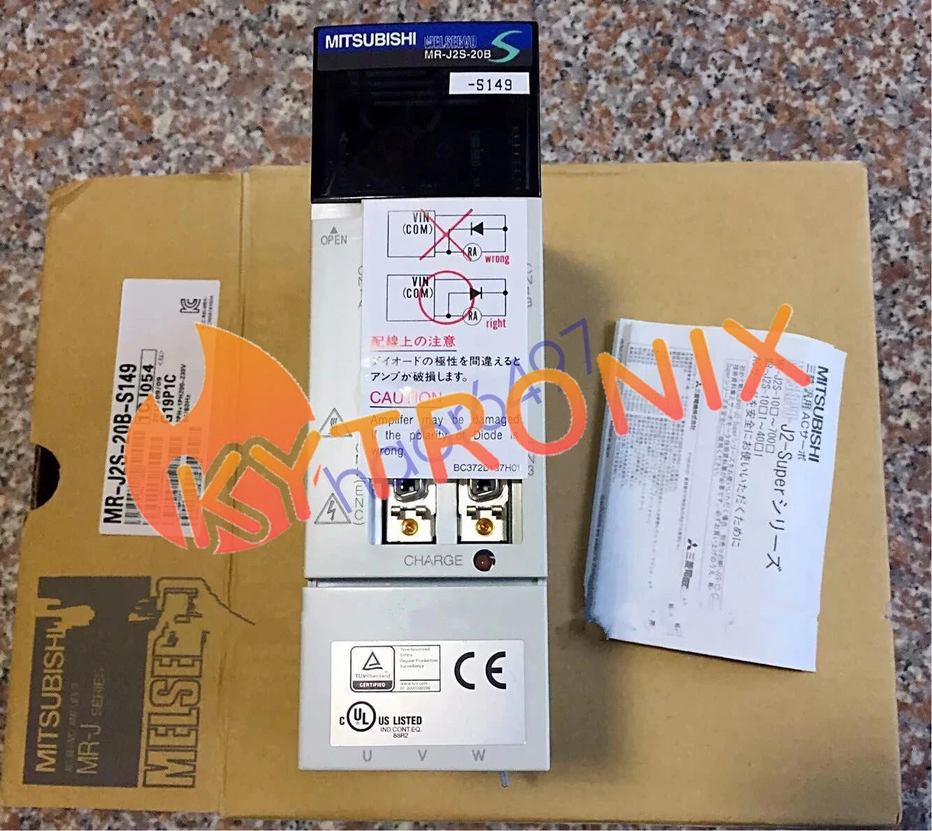 1PC MITSUBISHI SERVO DRIVE MR-J2S-20B-S149