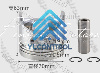 Air-cooled diesel engine/microtiller parts186FA188/190/192F piston ring assembly