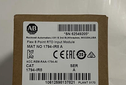 new AB 1794-IR8 Ser A Flex 8 Point RTD Input Module 1794IR8 - AB