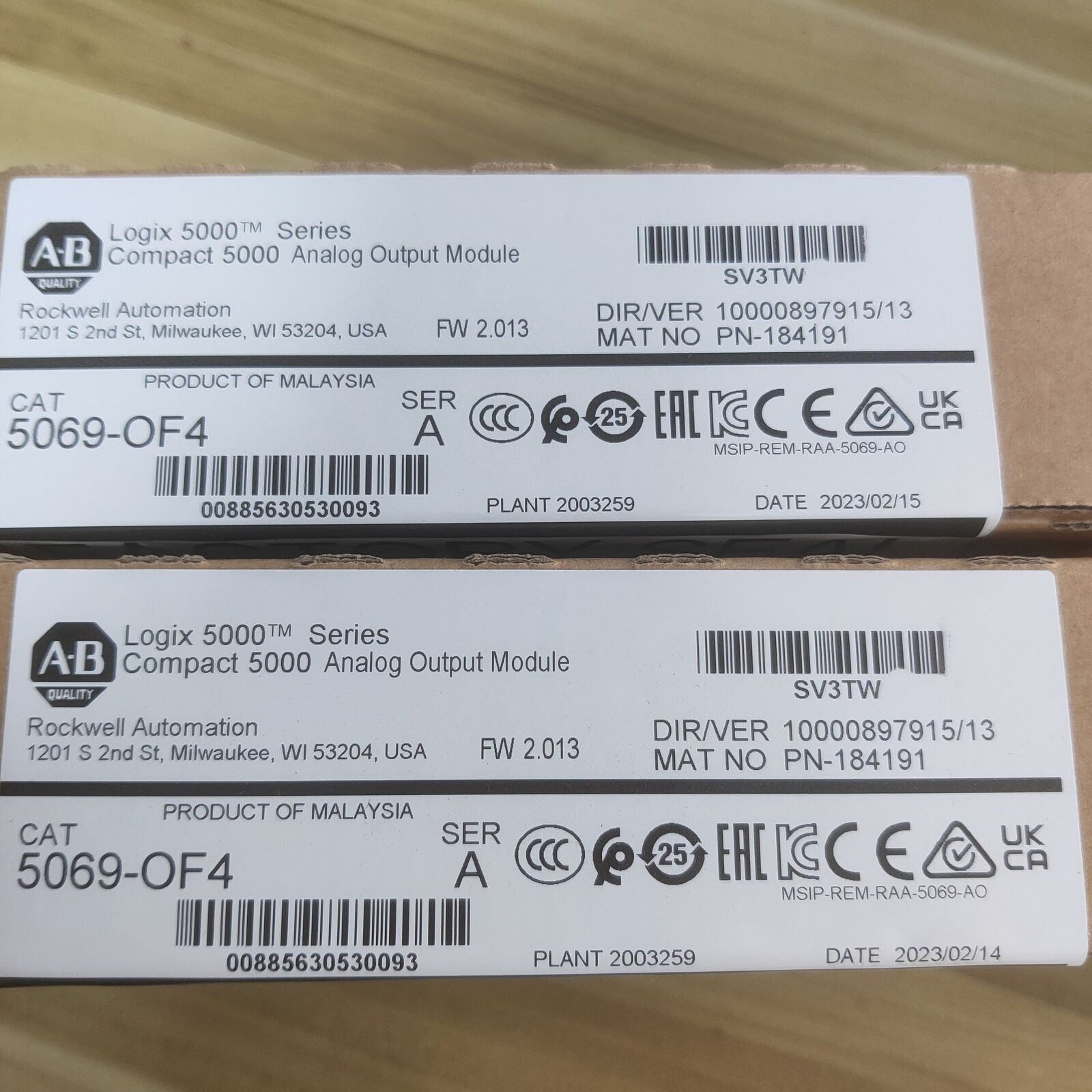 Allen Bradley 5069-OF4 Compact 5000 Analog Output Module - ALLEN BRADLEY
