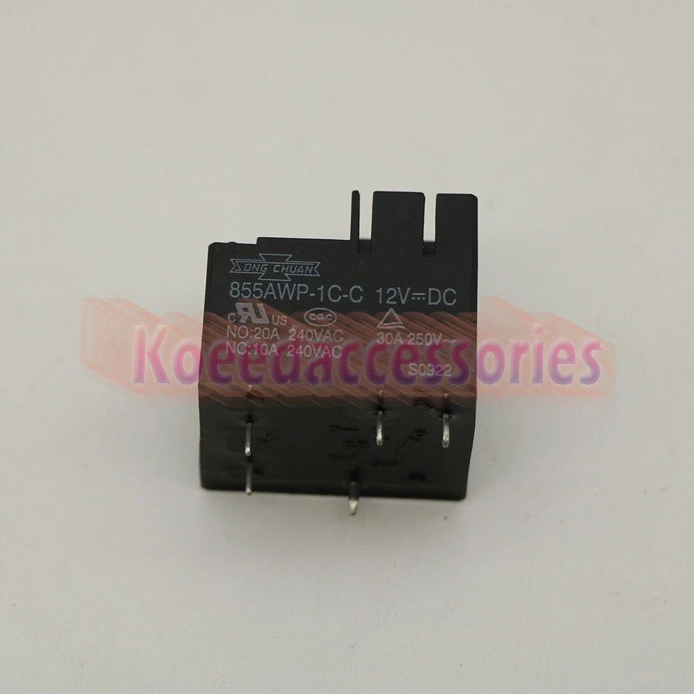 10PCS SONG CHUAN 855AWP-1C-C 12VDC Power Relay 12VDC 5Pin 20A 240VAC