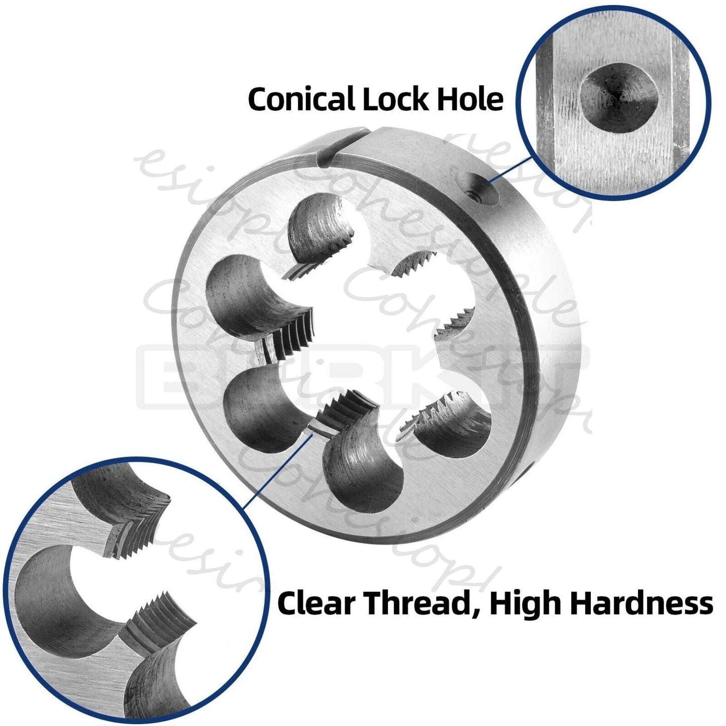 M42 X 1 Tap and Die Set Right Hand, M42X1 Machine Tap and Round Die