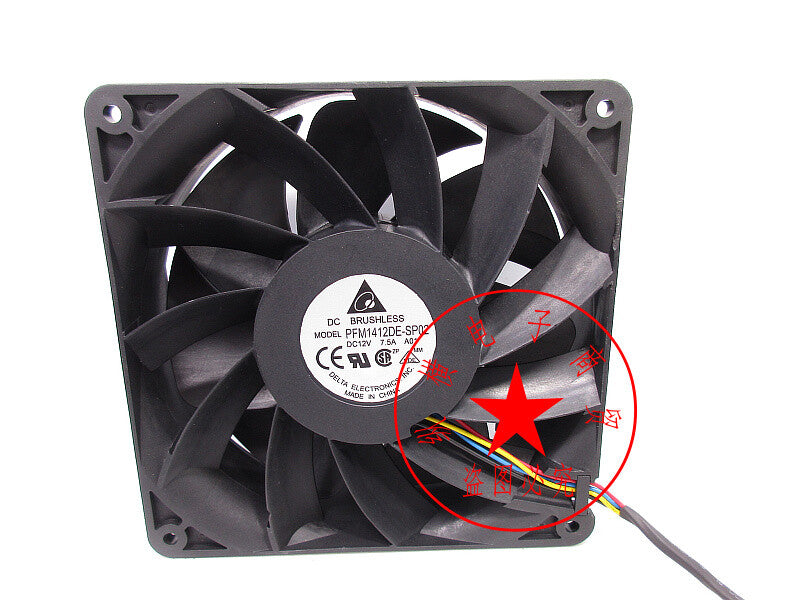 DELTA PFM1412DE-SP02 14038 14cm 12V 7.5A high air volume fan