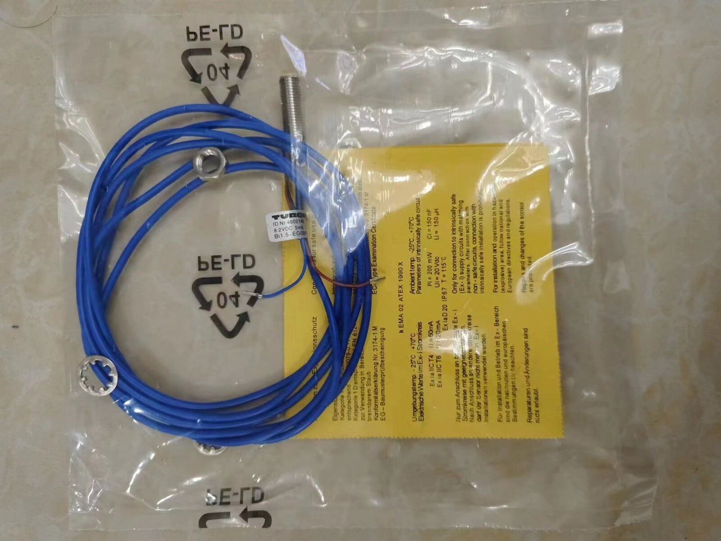 ONE Proximity Switch Sensor BI1.5-EG08K-Y1 - TURCK