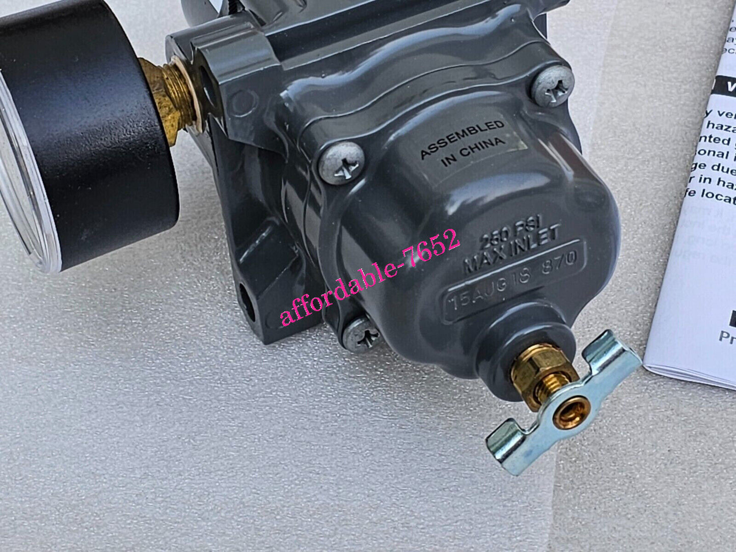 new  67CFR-239 Fisher Series Instrument Supply Regulator,