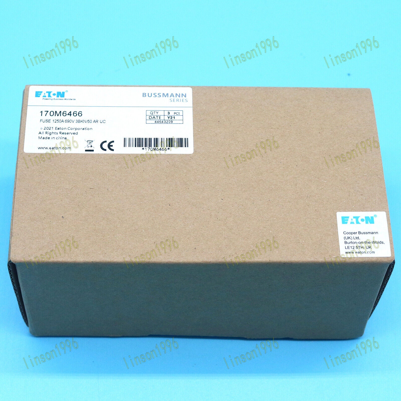 Bussmann Fuse 170M6466 1250A 690V/700V - BUSSMANN
