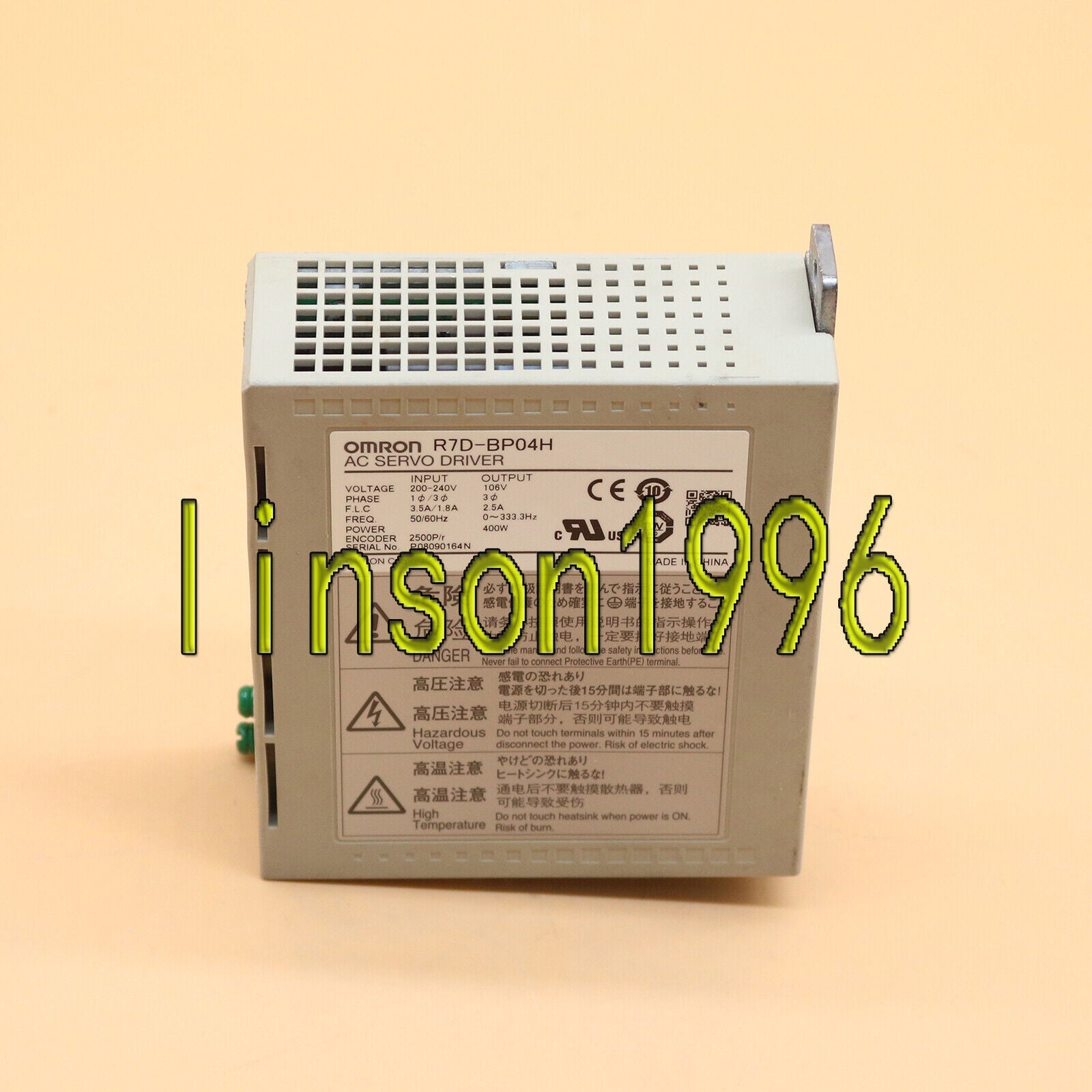 Omron R7DBP04H AC Servo Drive – Tested & Working - OMRON