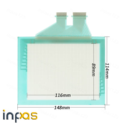new For NS5-SQ00-V1 NS5-SQ01-V1 Touch screen panel glass + Protective overlay Omron