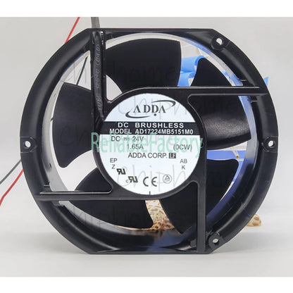 ADDA Fan AD17224MB5151M0 DC 24V 1.65A 2 Wire cooling fan#QW