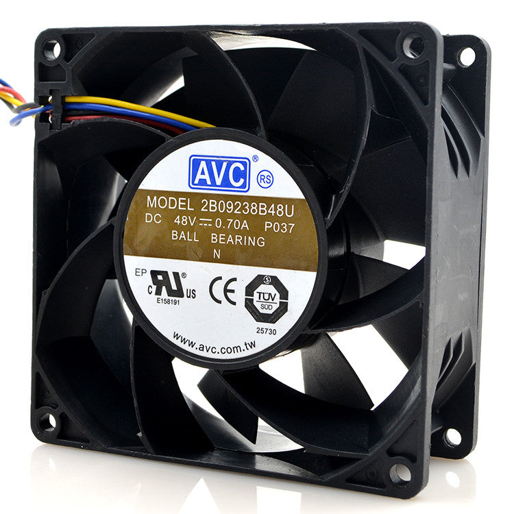 AVC 2B09238B48U 9038 48V 0.70A 9CM 4-wire large air volume inverter fan
