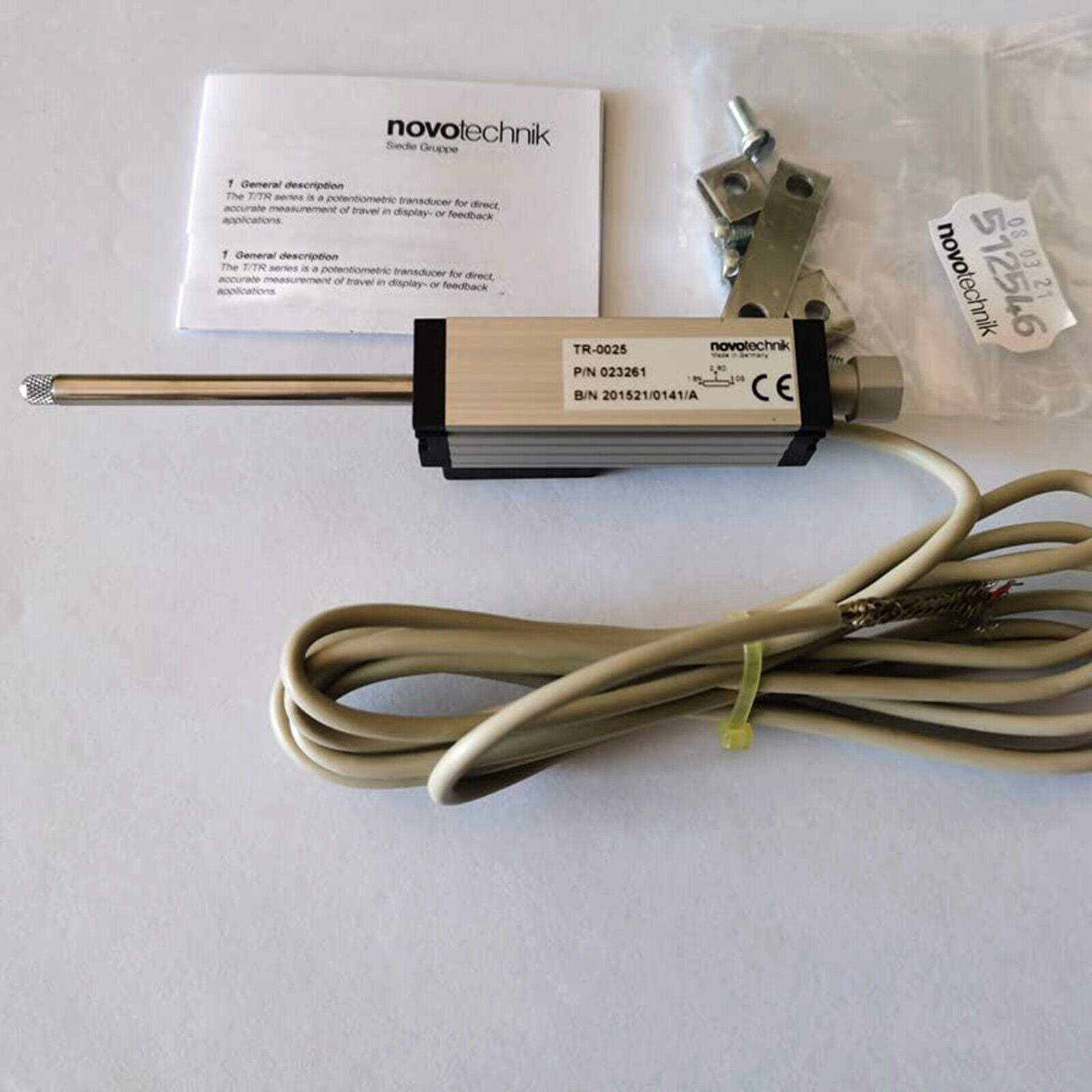 new  NOVOTECHNIK TR-0025 Linear Transducer NOVOTECHNIK