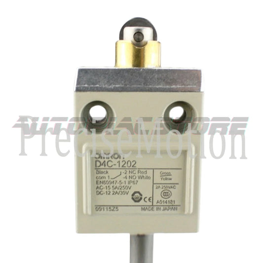 1Pcs OMRON D4C-1202 limit switch with VCTF oil resistant cable Free ship