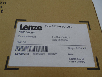 LENZE E82ZAFSC100 PLC Module for Industrial Automation - LENZE