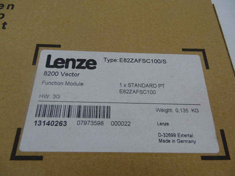 LENZE E82ZAFSC100 PLC MODULE