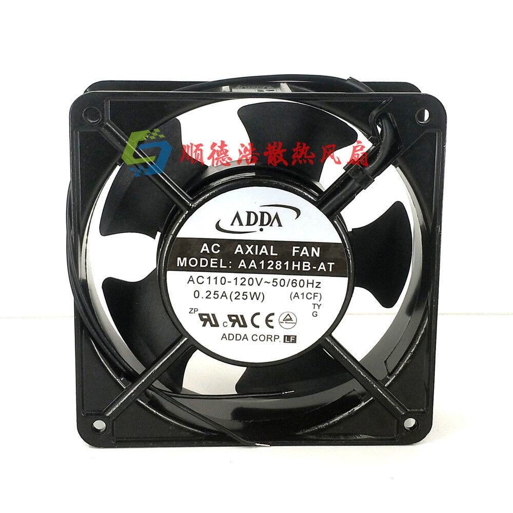 1pcs  ADDA AA1281HB-AT 110V 25W 12cm 12038 large air volume fan
