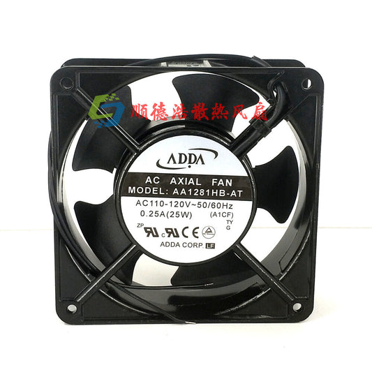 1pcs  ADDA AA1281HB-AT 110V 25W 12cm 12038 large air volume fan