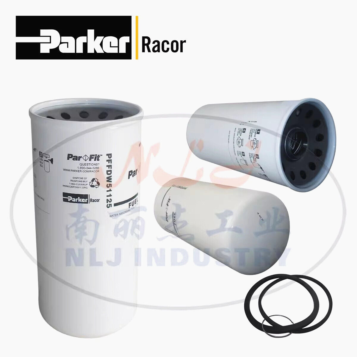 new 1pcs Parker Racor PFFDW51125 Fuel Filter Element