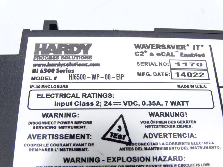 HARDY PROCESS SOLUTIONS HI6500 MODEL - HARDY PROCESS SOLUTIONS