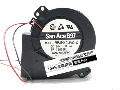 SANYO 9BAM24GA2-2 24V 0.9A Inverter Blower Turbine Cooling Fan