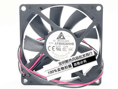 Delta 8015 8CM AFB0824HHB 24V 0.15A Inverter DC Cooling Fan
