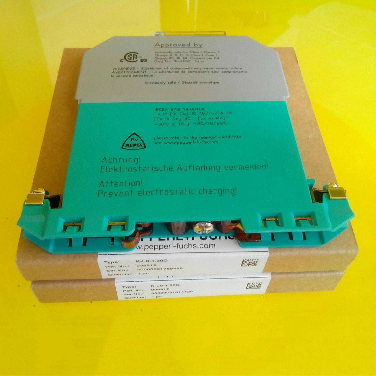 Pepperl+Fuchs K-LB-1.30G Protector Safety Barrier in Box - PEPPERL+FUCHS
