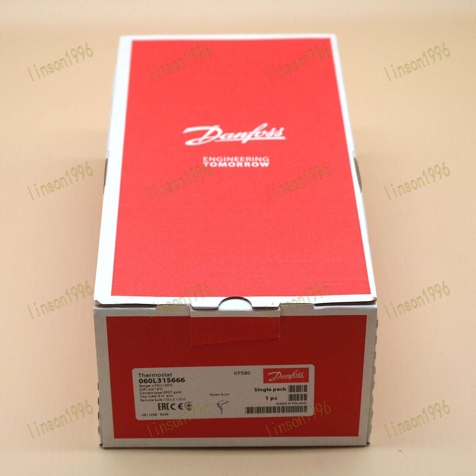 new 1pc  060L315666 For Danfoss Temperatur Switch One year Danfoss