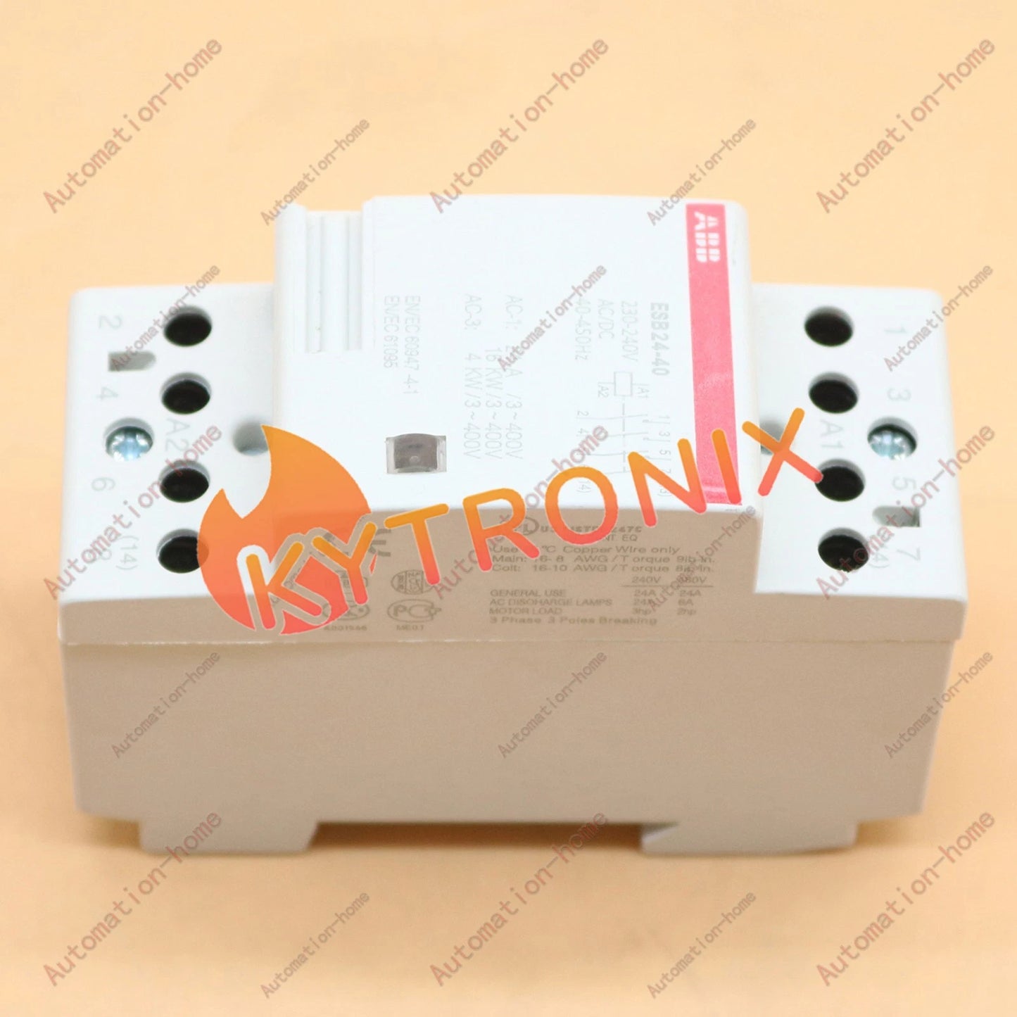 one ABB ESB24-40 230-240V 24A Building Type Contactor Quality assurance
