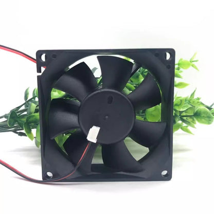 GUSA GS8025B24H 8025 DC24V 0.35A 2-Wire Dual Ball Inverter Cooling Fan