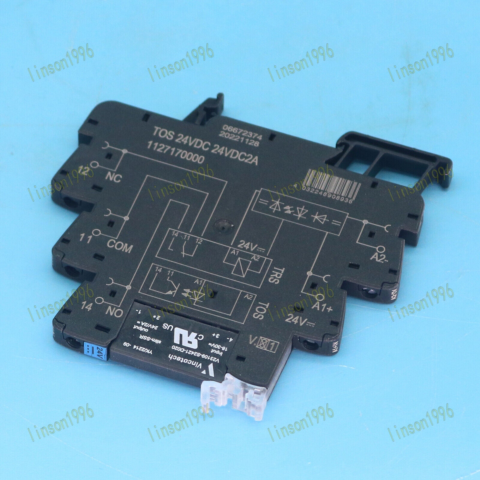 1PC For Weidmuller 1127170000 With Relay TOS 24VDC 2A - WEIDMULLER