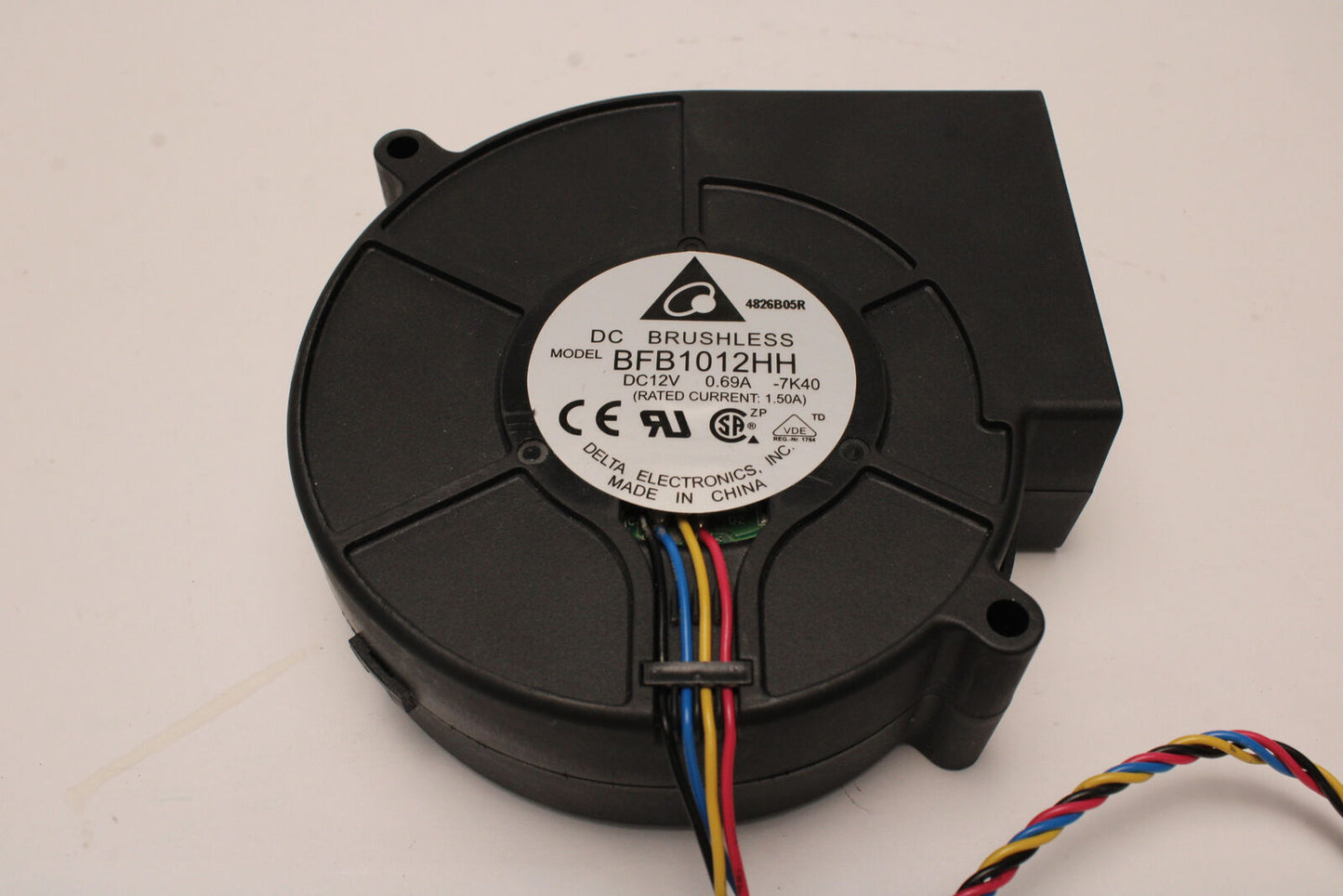 used DC Brushless BFB1012HH Server Blower Fan- FAN-0038L4 4 PIN connector L3 - DELTA CONTROLS