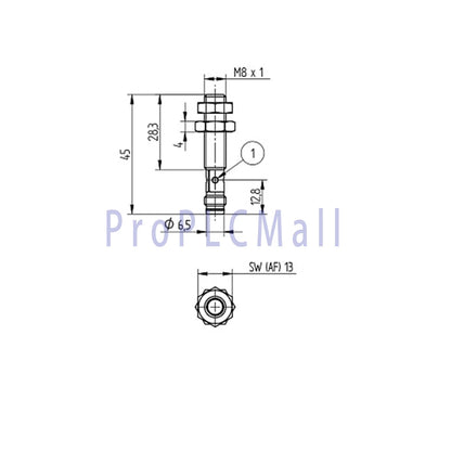 1PC~Wenglor Proximity Switch Sensor I08H005 PNP ~