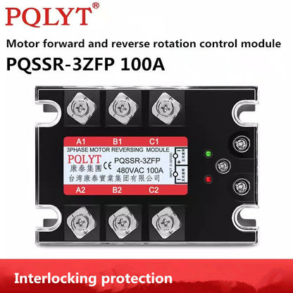 new Three-phase Motor Forward and Reverse Solid State Relay PQSSR-3ZFP 100A - OMRON