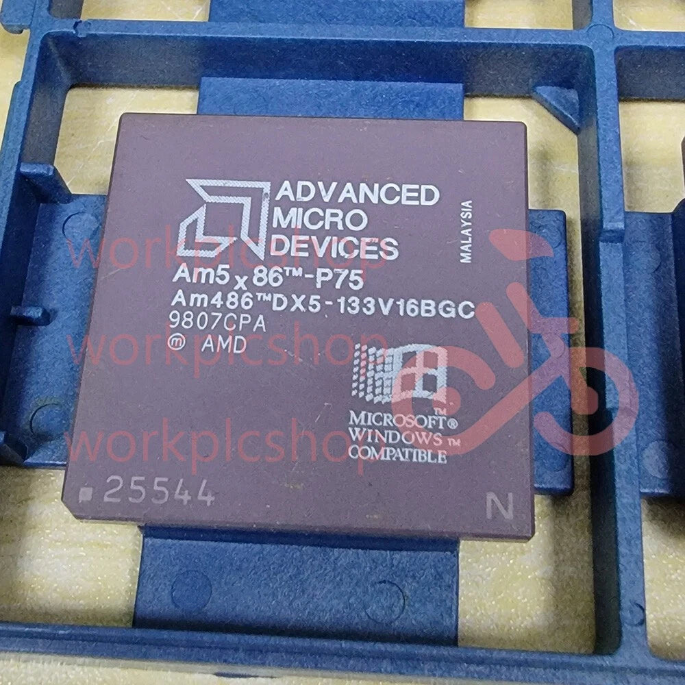 AM5X86-P75 AMD AM486DX5-133V16BGC CPU 32-Bit PGA168