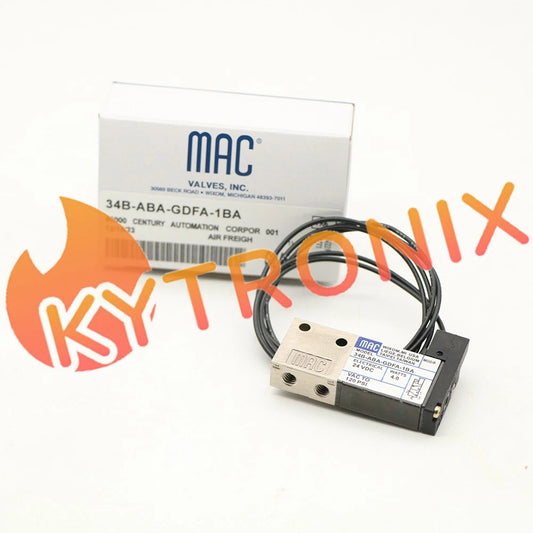 1PCS MAC 34B-ABA-GDFA-1BA 24VDC Solenoid Valve