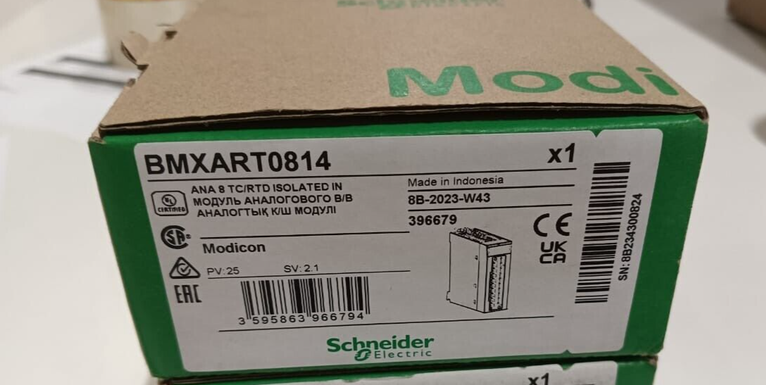 new Schneider Analog Input Module - BMXART0814