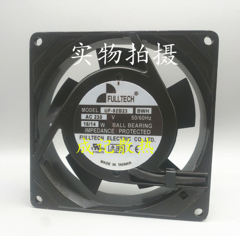 1pcs  FULLTECH UF92B23 BWH AC230 16/14W 92*92*25mm cooling fan