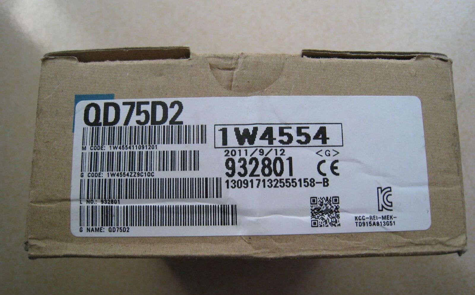 Mitsubishi QD75D2 PLC module - MITSUBISHI