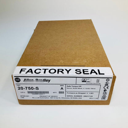 1 PC 20-750-S ALLEN BRADLEY Safe Torque Off Option Module - Industrial Torque Limit Switch with Safety Locking Mechanism - ALLEN BRADLEY