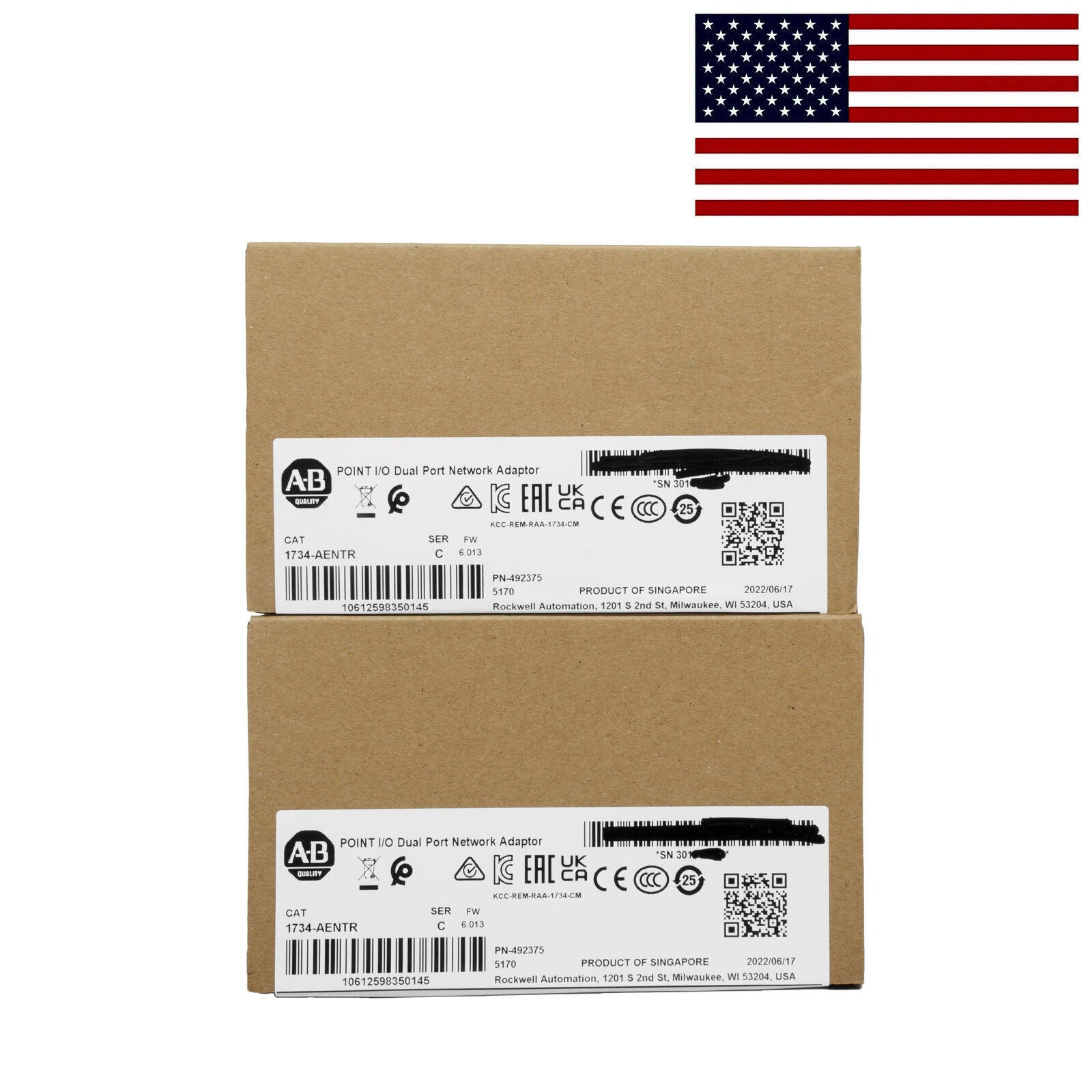 Allen-Bradley 1734-AENTR POINT Dual Port Network Adaptor New Factory Sealed - KOEED