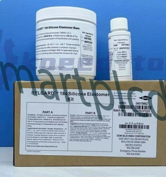 DOW Sylgard 184 Silicone Elastomer Kit A & B 1.1LB/0.5kg Free shipping