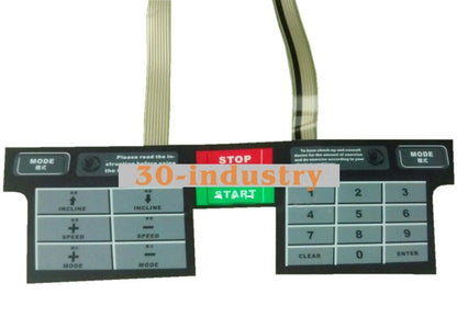 Bailih580 Treadmill Membrane Keypad and Panel Protective Film - BAILIH