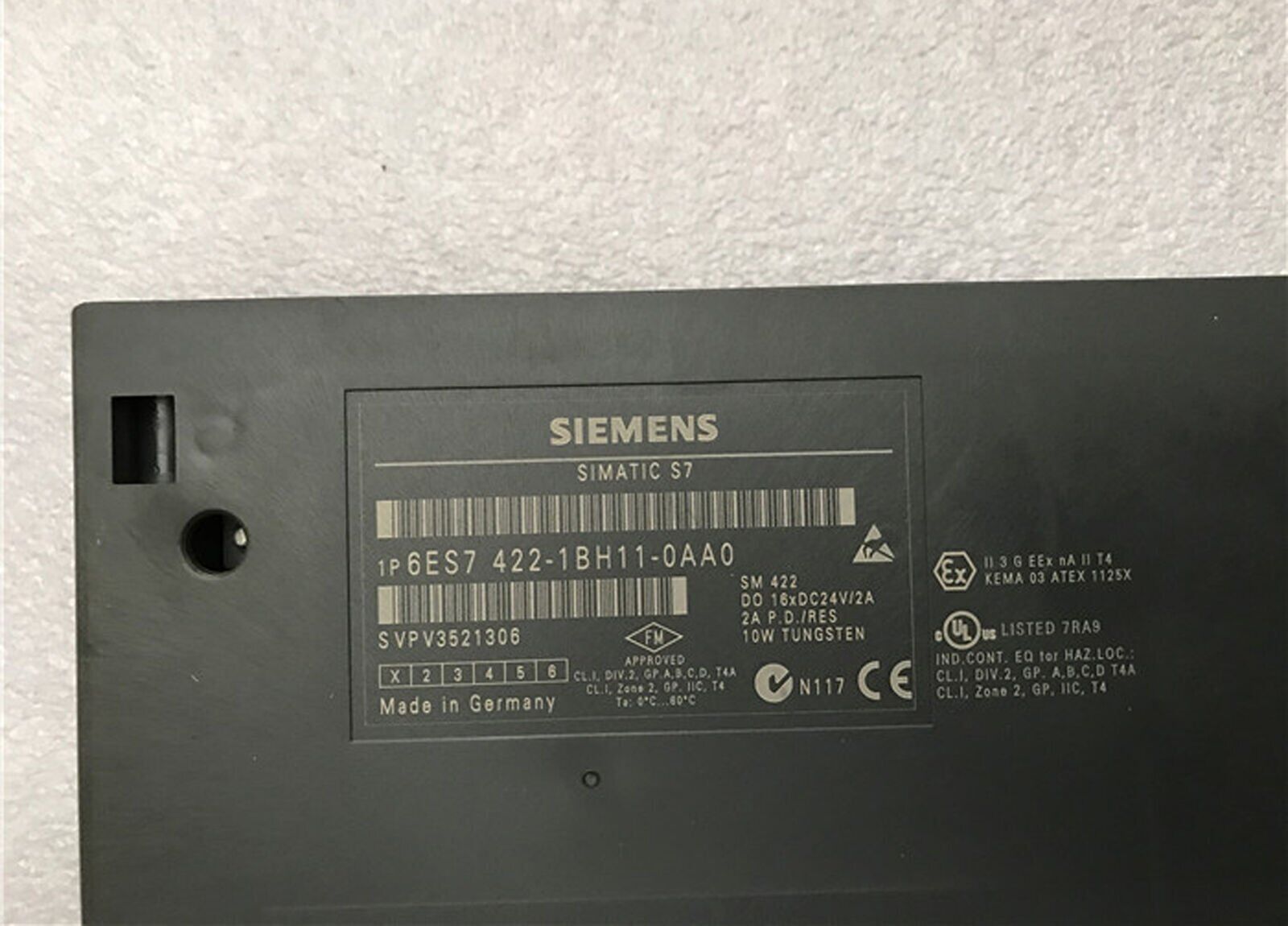 used ONE  Siemens 6ES7 422-1BH11-0AA0 6ES74221BH110AA0 Tested Good