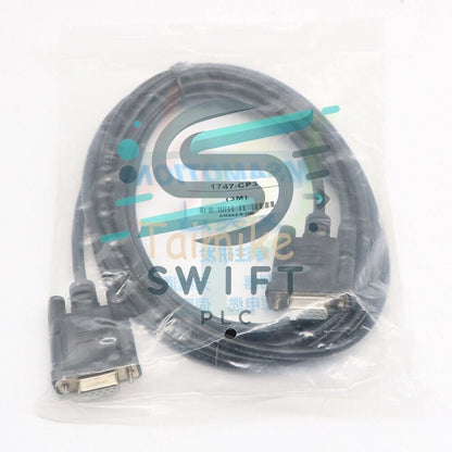 2Pcs 1747-CP3 PLC Programming Cable For SLC5/03/04/05 Series PLC 9PIN 1747CP3